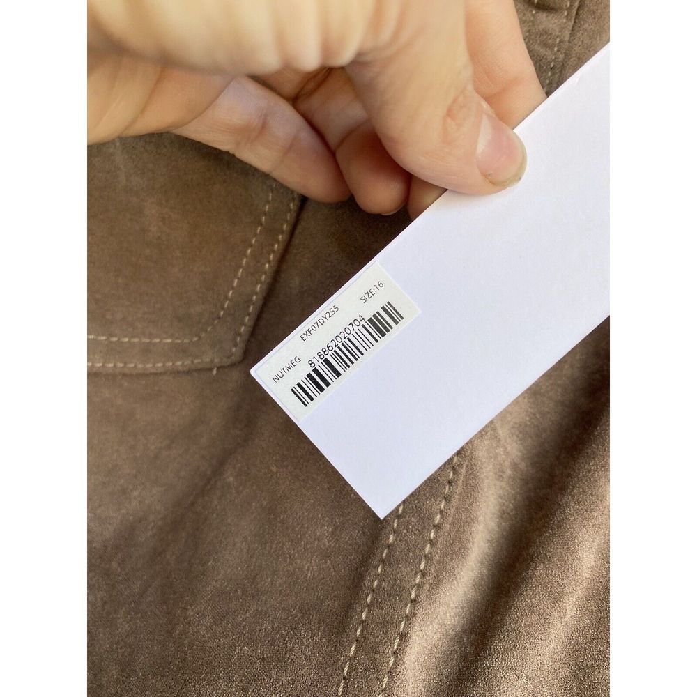 Women's Skinny Pants in Brown - Picture 7 of 10